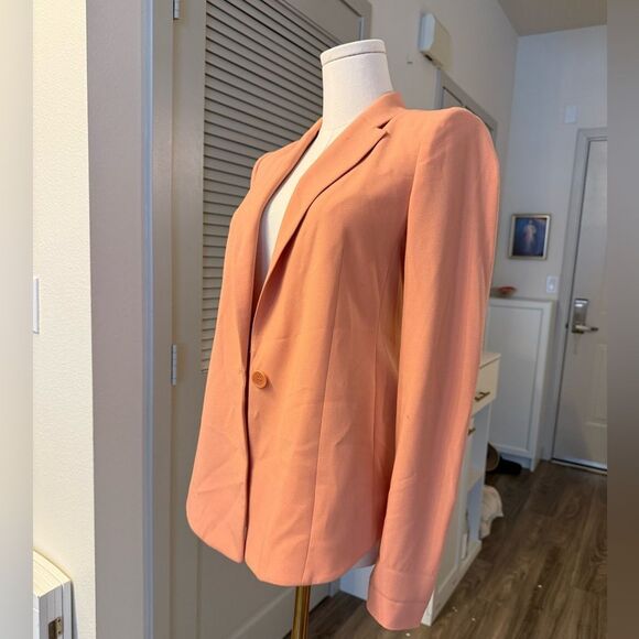 BCBG MAX AZRIA PEACH long sleeve blazer XXS - Picture 3 of 8